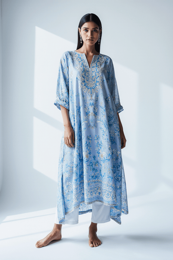 Silk Embroidered Blouse